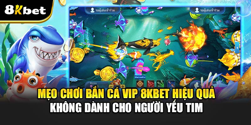 Mẹo chơi Bắn Cá Vip 8kbet hiệu quả - Không dành cho người yếu tim